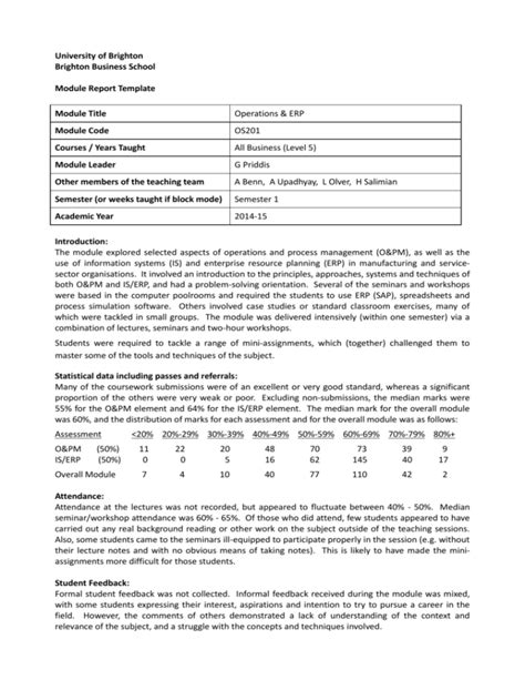 Image result for Module Report Format
