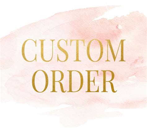 Image result for Images for Custom Order