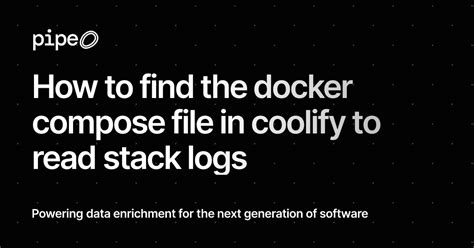 Image result for Where to Find Docker Compose File