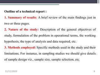 Image result for Method Development Report Outline