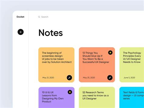 Note Taking App Design as Web App に対する画像結果