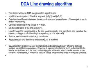 Toradh íomhá ar Line Generation Algorithms