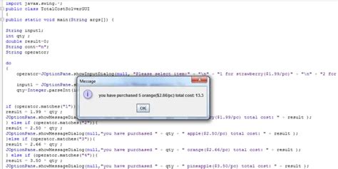 Image result for Java Code Total Cost Tickets