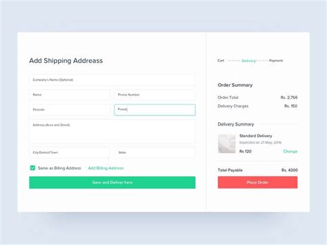 Image result for Address Form for Form Example UI