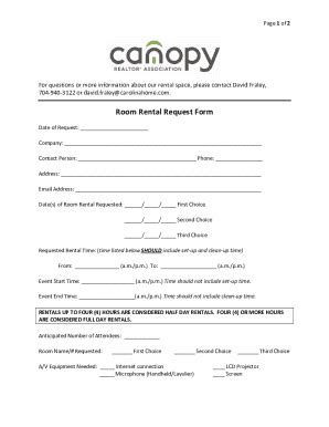 Image result for Simple Room Service Request Form