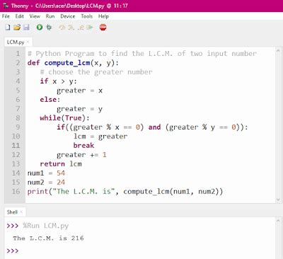 Image result for LCM in Python