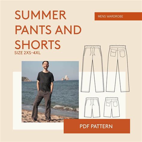 Men Pants Pattern に対する画像結果