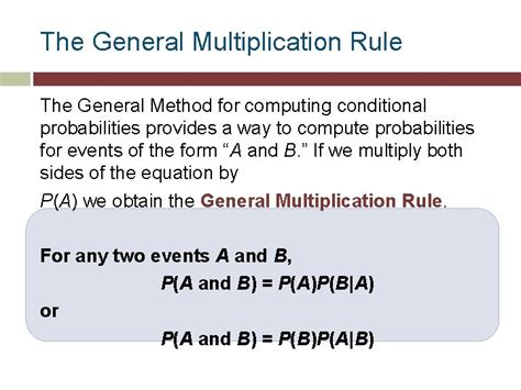 Afbeeldingsresultaten voor Multiplication Rule for Conditional Probability