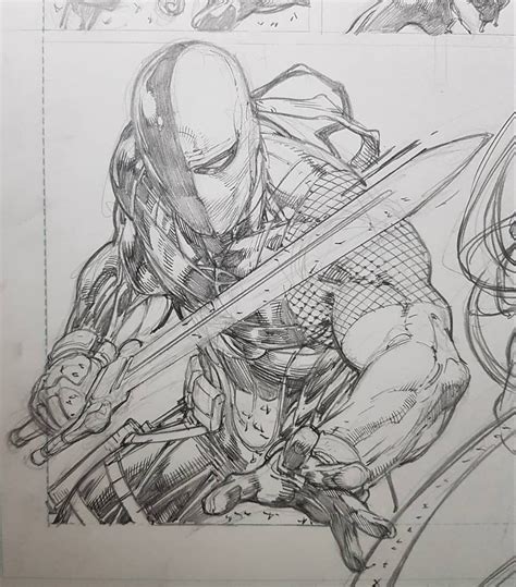 Toradh íomhá ar Deathstroke Drawing