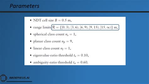Toradh íomhá ar Point to NDT Distance Normal Distribution Transform