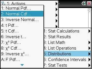 Normalcdf TI-84 Plus に対する画像結果