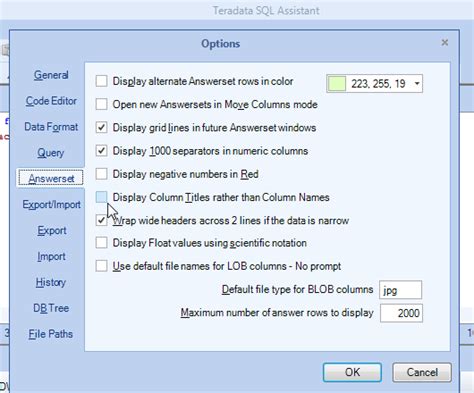 How to Import Data in Teradata SQL Assistant に対する画像結果