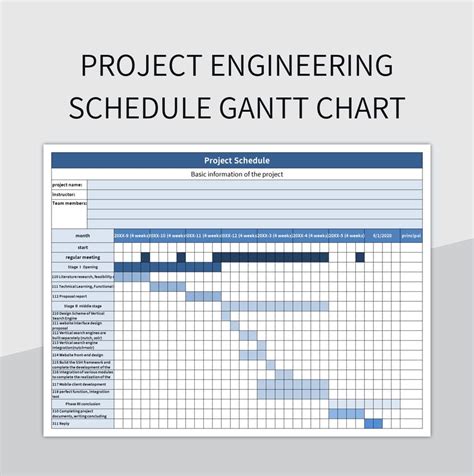 Project Schedule Gantt に対する画像結果