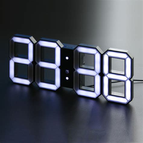 Image result for LED Digital Clock White