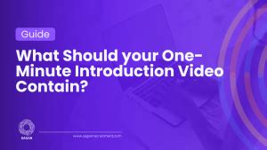 Image result for 1 Minute Video Introduction Script