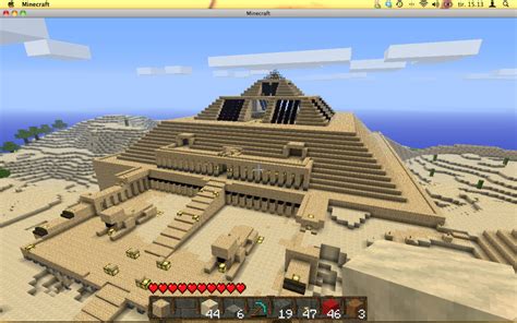 Toradh íomhá ar Minecraft Pyramid Ship