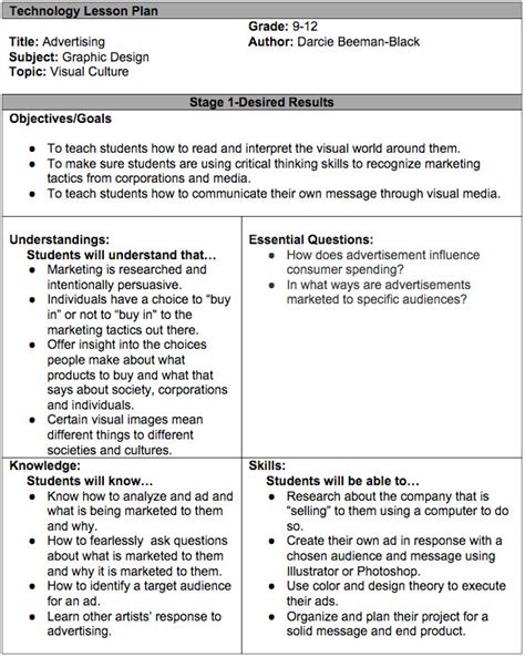 Image result for Lesson Plan with Technology Integration Samples