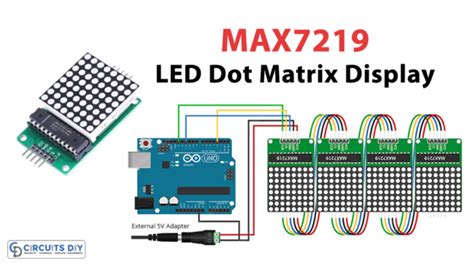Image result for Arduino MAX7219 Two Row