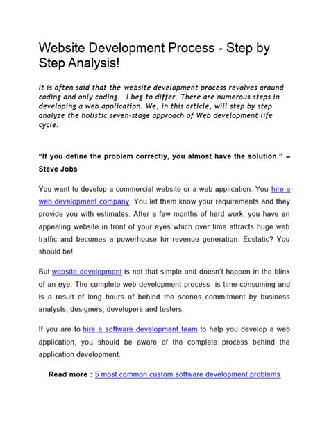 Image result for Website Development Process PDF