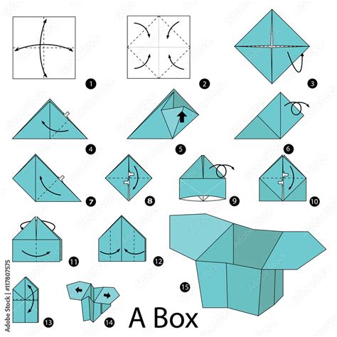 Image result for Open Top Box Origami