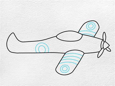 Toradh íomhá ar How to Draw a Spitfire Step by Step