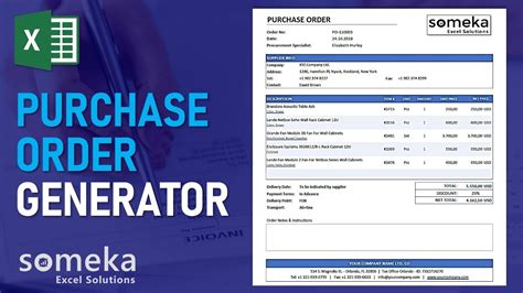 Image result for Create Purchase Order Excel