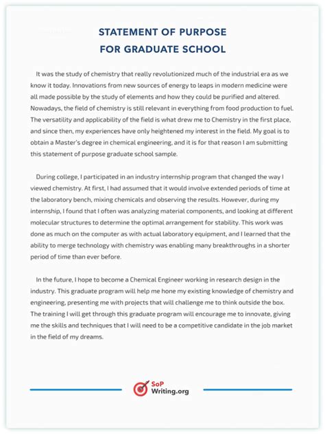 Toradh íomhá ar Statement of Intent Examples for Master