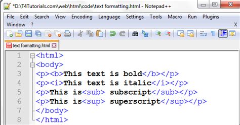 Image result for Formatting in HTML Example