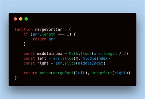 Merge Sort JS に対する画像結果