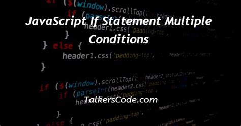 Image result for Multi Conditional Statement in Programming