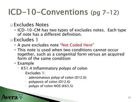 Image result for Excludes Notes ICD-10