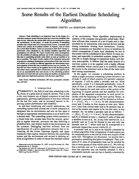 Deadline Scheduling Algorithm に対する画像結果