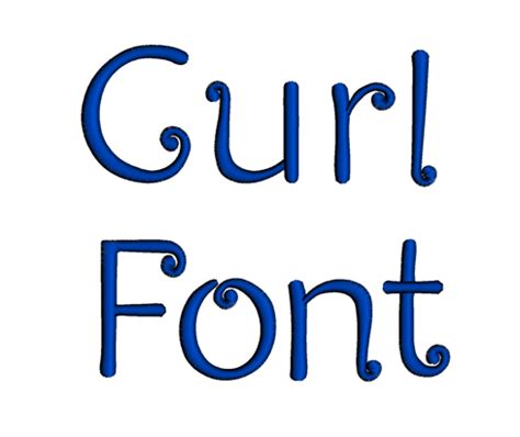 Machine Embroidery Script Font Classic Curl に対する画像結果