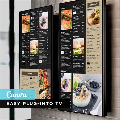 Create Digital Menu Card for TV Pre Set に対する画像結果