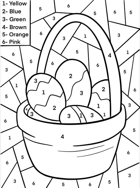 Afbeeldingsresultaten voor Simple Coloring Sheets Numbers