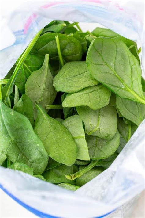 Image result for How to Freeze Spinach Leaves
