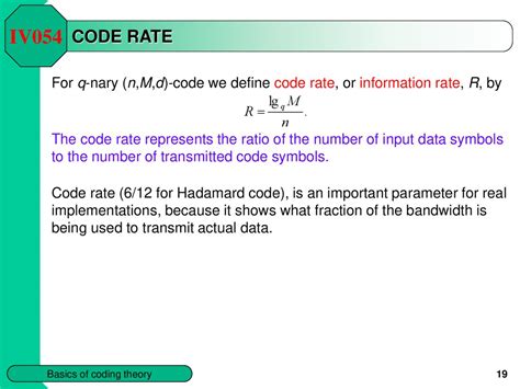 Toradh íomhá ar Code Rate Data in Communication