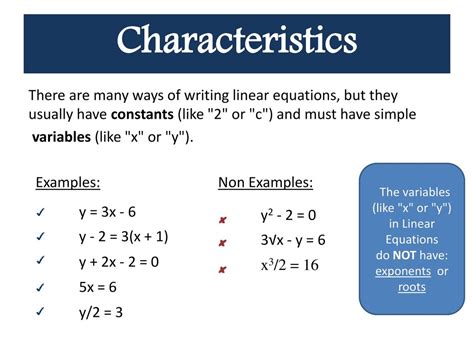 Image result for Linear Expression Examples