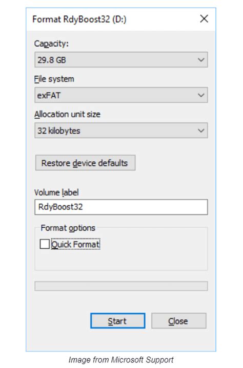 Toradh íomhá ar ReadyBoost in Windows 10