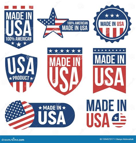 Image result for Made in USA Metalic Label