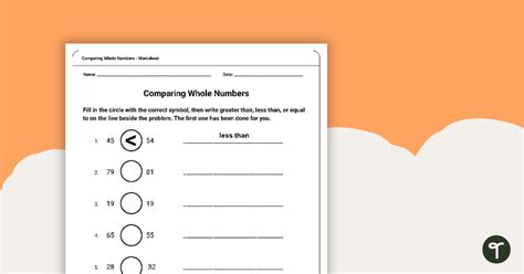 Image result for Examples for Comparing Real Numbers Worksheet