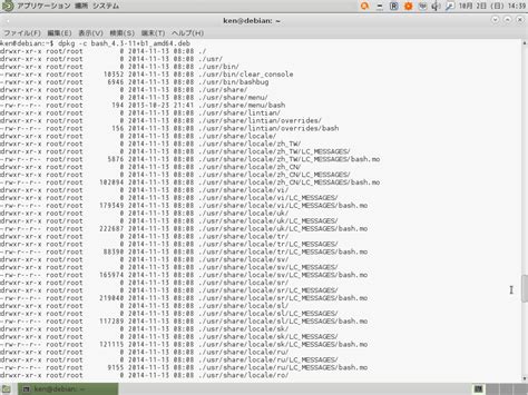 Dpkg Interface に対する画像結果