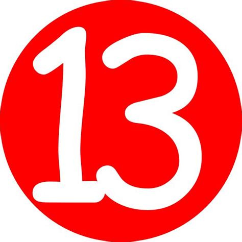 Image result for Number 13 Graphic