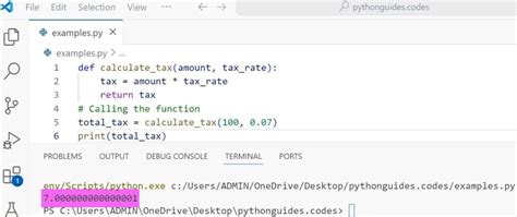 Toradh íomhá ar Return Statement in Python