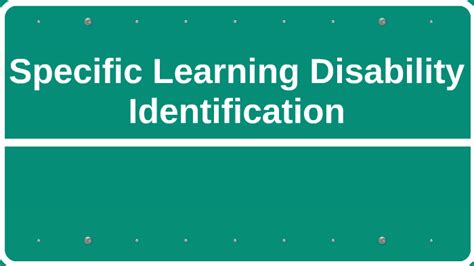 Toradh íomhá ar Specific Learning Disability Identification Process