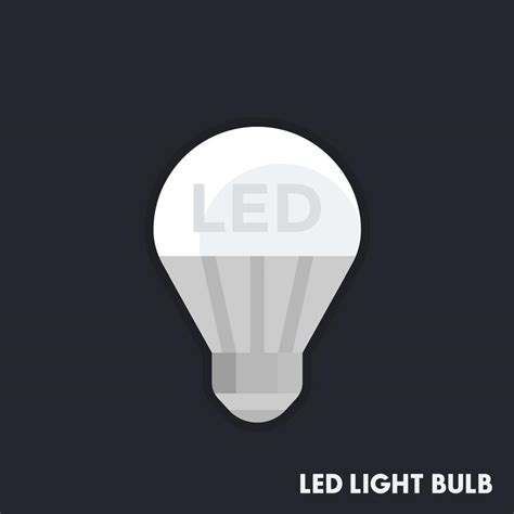 Image result for LED Light Bulb Symbol Vector