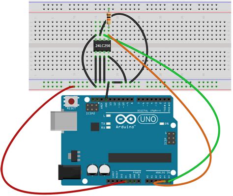 Afbeeldingsresultaten voor EEPROM IC with Arduino