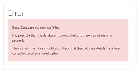 Image result for Error Database Connection Failed