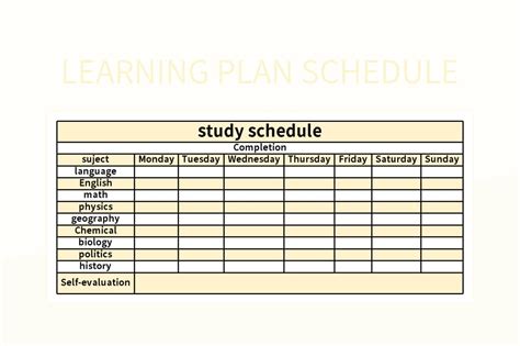 Image result for Learning Work Schedule