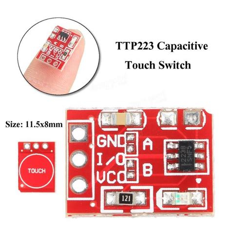 Ttp223 Capacitive Touch Sensor Arduino に対する画像結果